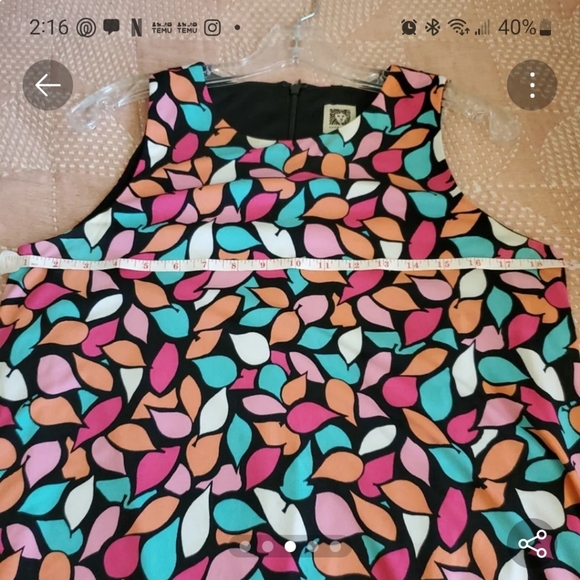 Anne Klein sz10 swing A- line Dress - Picture 2 of 3